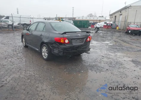 2009 Toyota Corolla S из США, поврежденный, VIN 2T1BU40E39C162742